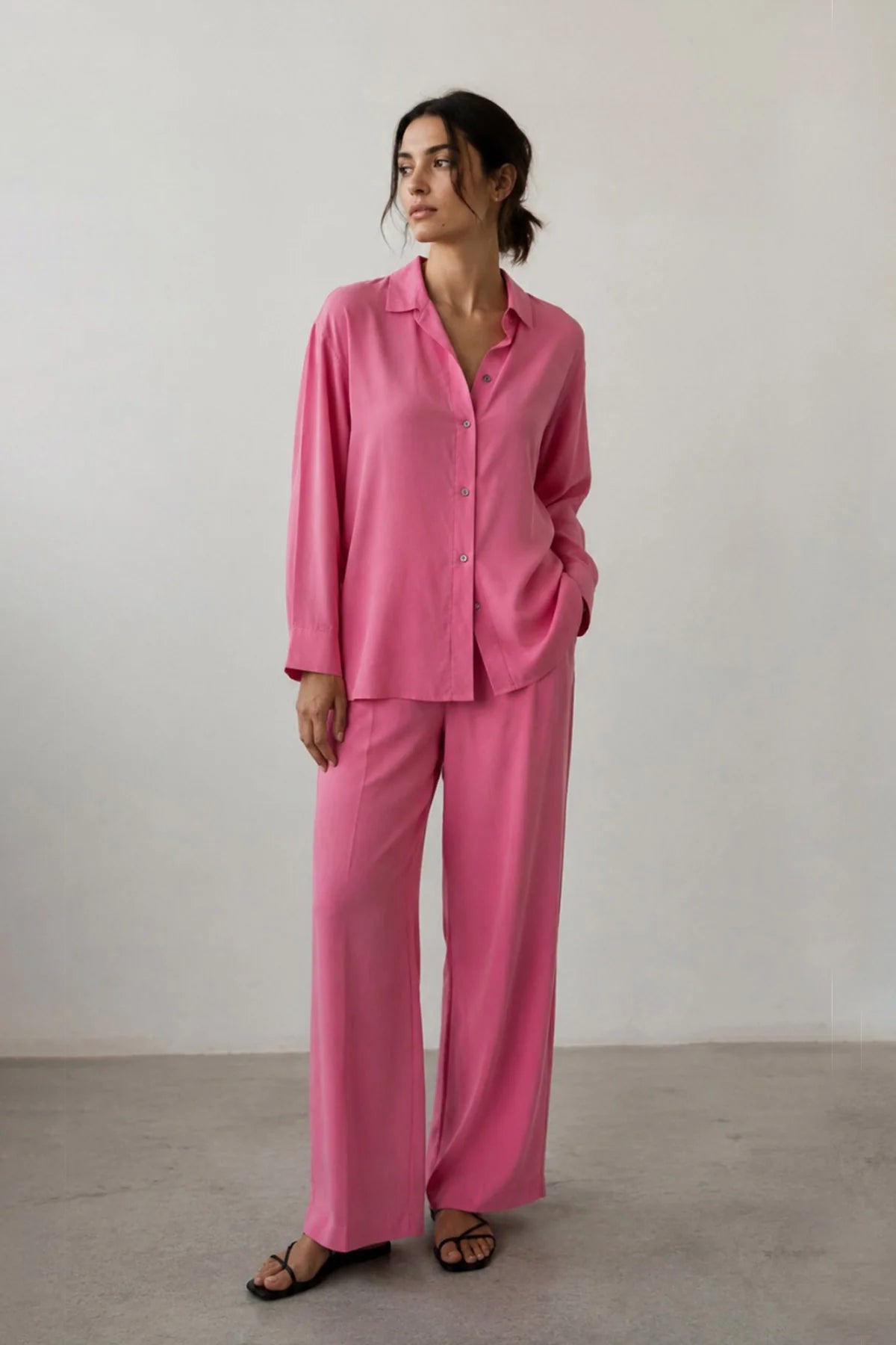 Flamingo Cherry Pink Co-Ord Set