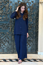 Flamingo Navy Blue Co-Ord Set